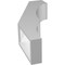Ekena Millwork 4-in. W x 10-in. D x 22-in. H Balboa Architectural Grade PVC Knee Brace BRCP04X10X22BOA - alternate 5